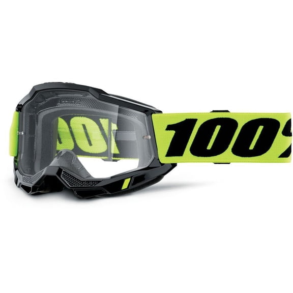 100% Accuri 2 OTG Goggle - Neon Yellow - Clear 50018-00008