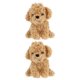 thumbnail image 5 of EeaseMX 2 muñecos de peluche de perro, figuras de animales de peluche, colgantes creativos de muñecos de dibujos animados, 5 of 7