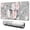 Pioneer Flower Floral-3, variant on Long Mouse Pads for Desk,Pioneer Flower Floral Print Pattern Desk Mats on Top Of Desks, Desk Mouse Pad Extra Large with 3mm Non-Slip Base and Stitched Edge for Gaming,Office,Work,Home 31.5"x11.8"