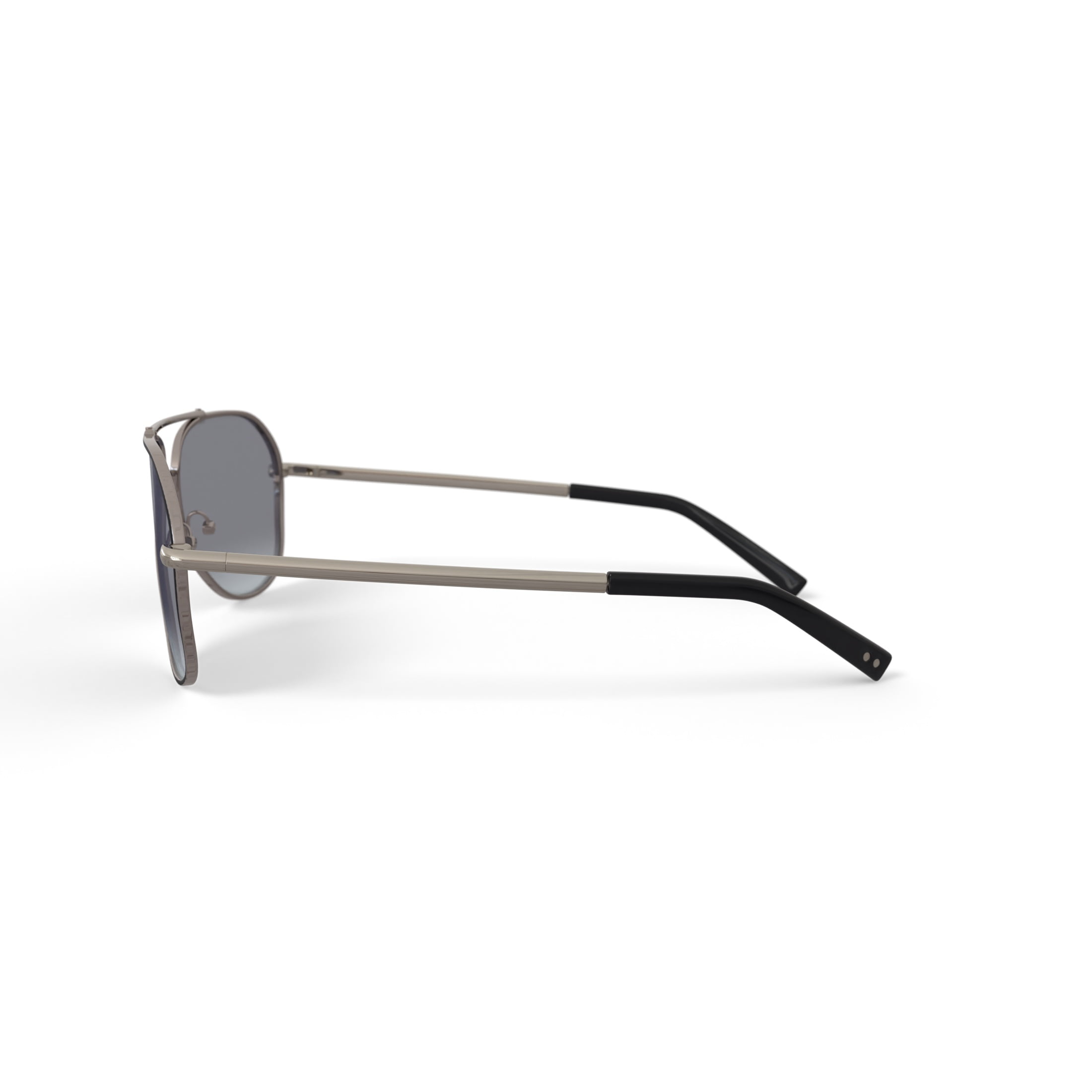 Reverb Men's Angular Aviator Prescription Fashion Sunglasses, RVMOS3001, Shiny Gold/Black, 59-16-150, with Case