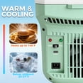 thumbnail image 3 of IceBlue 8L car refrigerator(9V type-C/12V DC), Dual Temperature (Cold and Hot), compact Mini Fridge for Camping, Travel, Truck, Home, Fishing, RV and Outdoor, with Shoulder Strap, 3 of 10