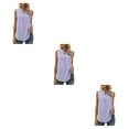 thumbnail image 2 of Qarigey Blusa sin mangas para mujer, camiseta sin mangas de Color sólido, chaleco con cuello en V para mujer de oficina, Top Sexy de Type1 NO1, 2 of 6