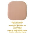thumbnail image 3 of Sweet Home Collection Memory Foam Honeycomb Non-Slip Back 16" x 16" Chair Pad - Blush, 6 Pack, 3 of 7