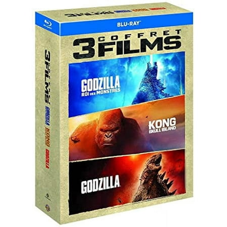 Godzilla: King of the Monsters + Kong: Skull Island + Godzilla ( Godzilla: King of the Monsters / Kong: Skull Island / Godzilla ) [ Blu-Ray Reg.A/B/C Import - France ]