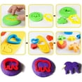 thumbnail image 4 of Playdough Tools Juego de 20 herramientas de plastilina para niños, cortadores y rodillos de plastilina de varias formas, color aleatorio, 4 of 5