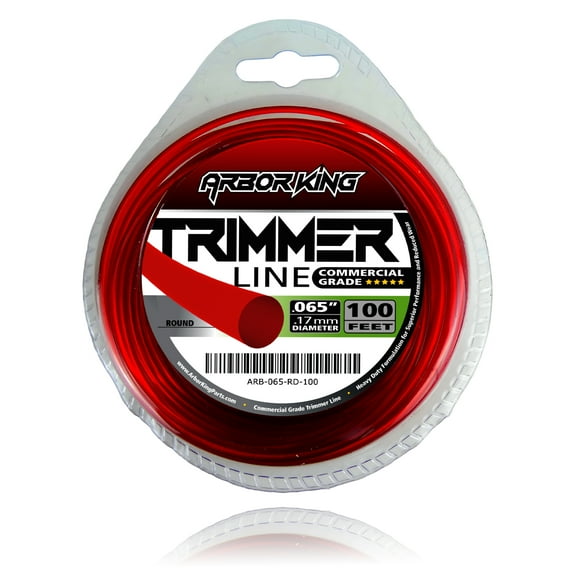 Arbor King String Trimmer Line Red Round .065 100ft Blister for Black & Decker String Trrimmers
