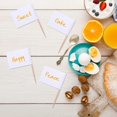 thumbnail image 3 of Blank Toothpick Flags, 100 Pcs Writing Craft Paper Food Label for Garden, Hotel, Buffet, Party, 3 of 6