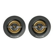 Pioneer TS-A301TW 3/4-In. 450-Watt-Max-Power Component Tweeters, Black and Gold, 2 Pack, TS-A301TW