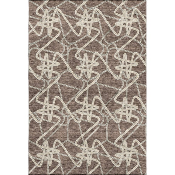 Dalyn Rugs Premium Machine Washable Mayfield AMF947 Brown 5' x 7'6" Rug
