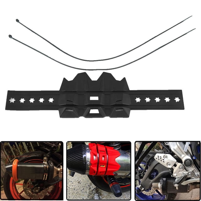 Cubierta Protectora De Escape, Protector Universal De La Cubierta Del Tubo De Escape De La Motocicleta Protector Anti Caliente