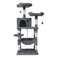 thumbnail image 1 of Torre para Gatos Bluelander Gris Oscuro 1.5 M Hamaca Rascador Múltiples Niveles, 1 of 6