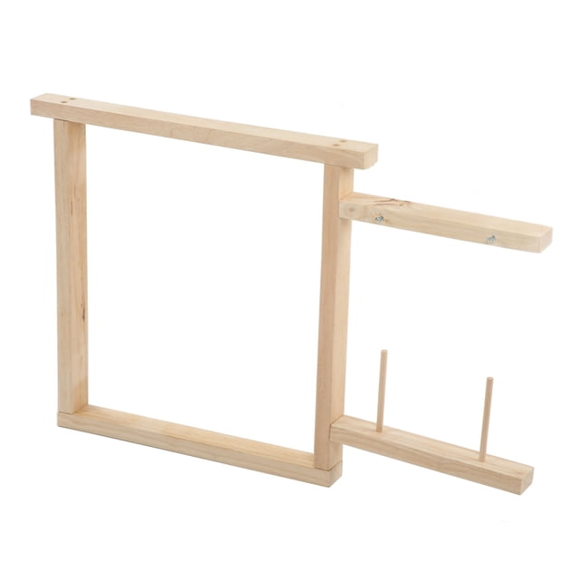 Tufting Frame, Stainless Steel Rug Tufting Frame Easy Installation Wood Texture Fine Workmanship For Sewing For Tapestry