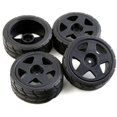 thumbnail image 4 of 4 piezas de rueda de goma hexagonal de 12 mm y 65 mm para coche RC XV-01 TT-01 TT-02 LC Racing PTG-2 WR8 1/10, 1, 4 of 5
