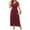 Bordeaux Silk, variant on a.Jesdani Women's Plus Size Formal Dresses Lace V Neck Ruffles Sleeves Wedding Guest Dresses L-4X