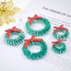 thumbnail image 4 of Mini Corona de Navidad hecha a mano, decoraciones navideñas para el hogar, árbol de Navidad, bricolaje, corona Artificial para boda, colgante de joyería, 4 of 4