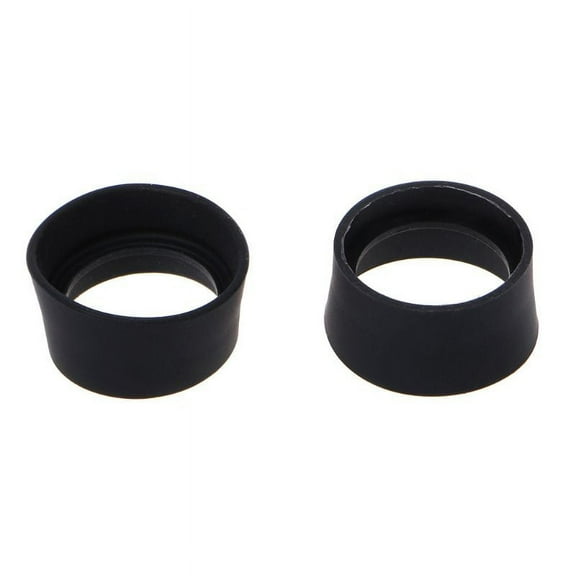 2 Pcs Soft Rubber Eyepiece Eye Shield 35-37mm Eye Guards Cups Compatible with Binocular Microscope Durable Eye Shield