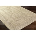 thumbnail image 2 of Hauteloom Elkie Jute Living Room, Bedroom Area Rug - Farmhouse - Lambswool - 9' x 12', 2 of 5