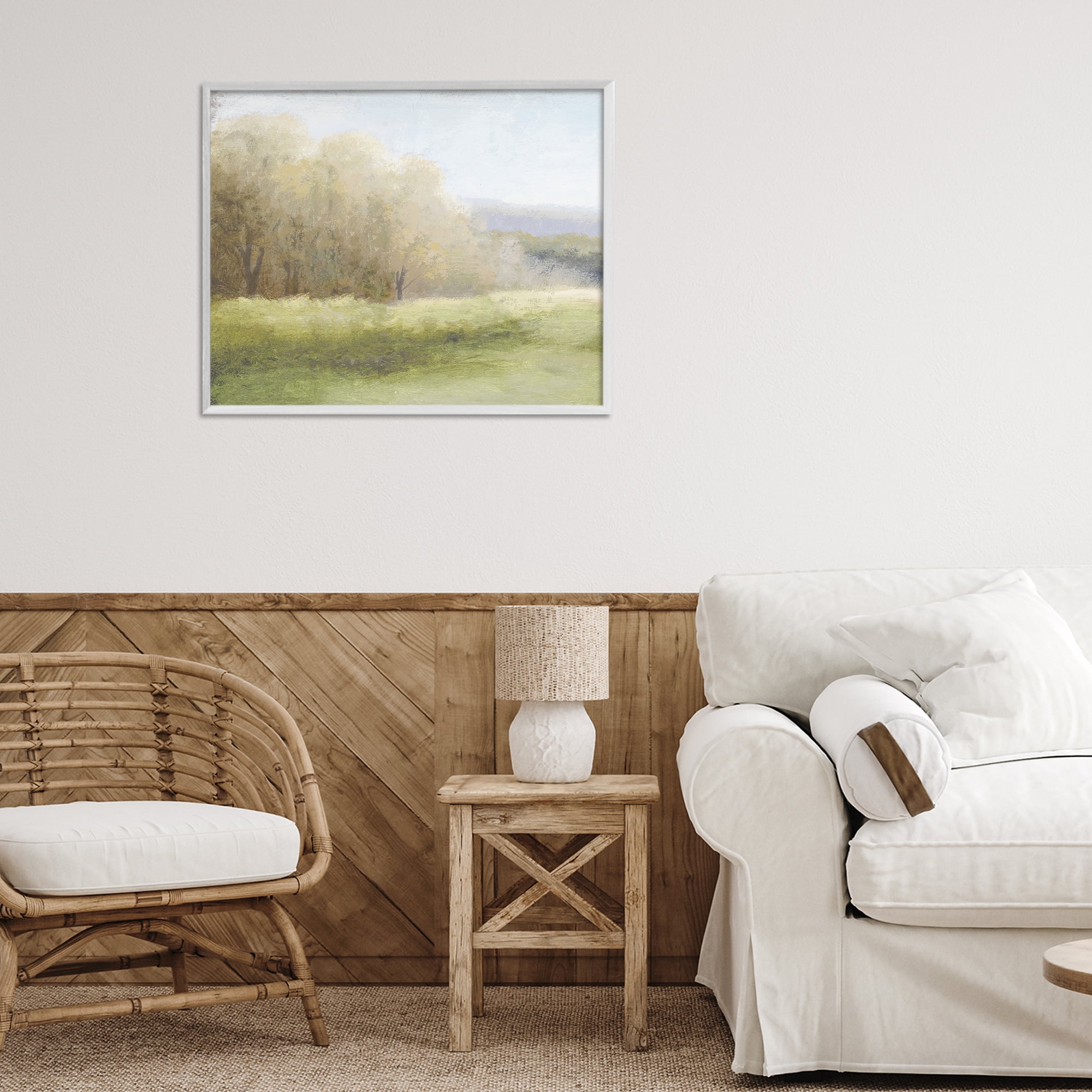 Stupell Industries Within a Familiar Place Landscape White Framed Giclee Art, design by Michael Marcon