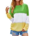 thumbnail image 3 of T-shirt Imprimé à Manches Longues et Col Rond pour Femmes, 3 of 10