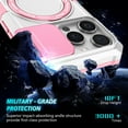 thumbnail image 4 of Allytechgroup Magnetic For iPhone 14 Pro Max Case with Ring, [1x Screen Protector] [Slide Camera Cover] Military Grade Drop Protection Back Cover For iPhone 14 Pro Max, B, 4 of 10