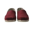 thumbnail image 5 of TOMS Ladies Classic Canvas Arch Support Insert Easy Pull On Shoe (Black Cherry, 8), 5 of 7