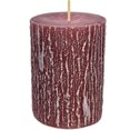 thumbnail image 2 of Hyoola 2.5 x 3.5 inch Rose Pink Unscented Rustic Timberline Pillar Candles, Paraffin Wax with Cotton Wicks, 6-Pack, 2 of 2