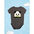 thumbnail image 3 of Panda Eating Leaves Bodysuit Infant -Image by Shutterstock,  24 Months, 3 of 4