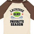 thumbnail image 4 of Inktastic Lacrosse Is My Favorite Season Boys or Girls Long Sleeve Baby Bodysuit, 4 of 5