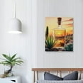 thumbnail image 4 of ERAPDAUR  Tijuana Tequila Wall Art, Watercolor Art Poster Mexican Inspired Canvas Prints, Mexican Home Decor, Mexican Restaurant Decoration, Retro Sunset Landscape Wall Decor 16x20 in, 4 of 5