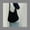 Black, variant on Women Knitting Shoulder Bag Korean Versatile Commuter Shopping Bag Solid Color Large Capacity Crossbody Casual Tote Bag
