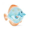 thumbnail image 2 of Turquoise And Orange Fish Dish, 2 of 4