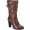 Cognac, variant on Style & Co. Womens Sachi Faux Leather Block Heel Mid-Calf Boots