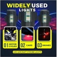 thumbnail image 6 of XUANYI 7 Colors Led Strobe Lights, Aircraft Strobe Lights,Anti Collision Lighting Led Lights Night Signal Light, Mini Drone Lamp,Strobe Lamp For Cars,Motorcycles,Bicycles (4Pcs), 6 of 6