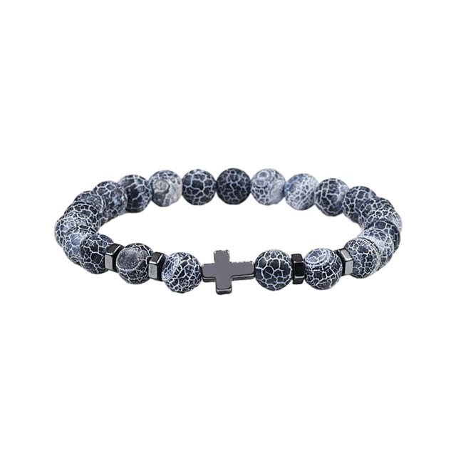 Guardoinrt Fashionable And Comfortable Beaded Bracelets. Easy Matching For Any Style Exquisite Appearance Stone Beads Bracelets weathering 1Set