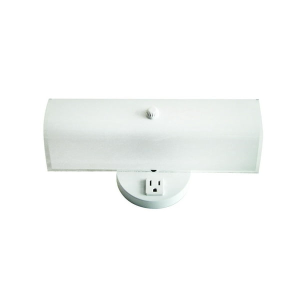 2 Bulb Bath Vanity Light Fixture Wall, Bathroom Light Fixture With Plug In Receptacle