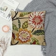 thumbnail image 2 of Orinice ® 100% Cotton Floral/Flower Printcloth Decorative Throw Pillow Covers/Handmade Pillow Shams - Many Colors, Sizes Avaliable  White, 2 of 5