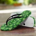 thumbnail image 2 of CHAQLIN St. Patrick's Day Slim Flip Flops for Women Beach Rubber Shower Shoes Basic Thong Sandals, 2 of 9