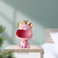 thumbnail image 4 of Lucky Cat Statues Feng Shui Figurine Key Sundries Storage Shelf Decor Home Decor Pink, 4 of 9