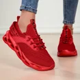 thumbnail image 5 of Blade Red Running Shoes for Woman and Man – Stylish Lightweight Sneakers with Shock-Absorbing Sole, Ideal for Training & Everyday Wear 11.5 for women,11 for man, 5 of 6