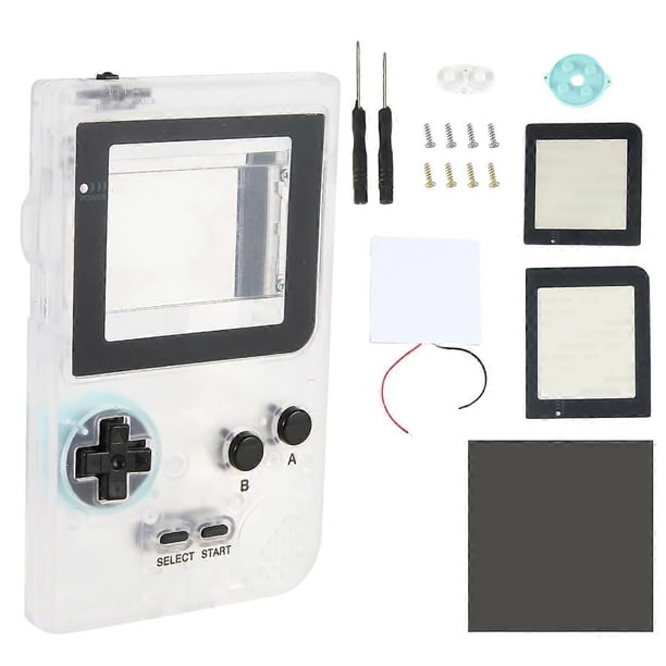 Gameboy Transparent Shell DIY Shell Replacement for Gameboy Pocket Game Transparent white ...