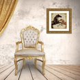 thumbnail image 3 of Meneely, Dan 20x20 Gold Ornate Wood Framed with Double Matting Museum Art Print Titled - Horses I, 3 of 4