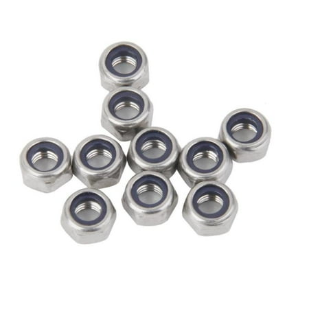 

10Pcs M5 Stainless Steel Collar Insert Self-lock Nuts Bolts Screws