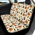 thumbnail image 3 of Uourmeti Halloween Cats Bats Car Seat Covers Durable Front Seat Cover, Decor Compatible with Truck Sedans, 3 of 7