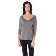 thumbnail image 1 of Bat Wing 3/4 Sleeve V Neck Top, 1 of 1