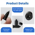 thumbnail image 2 of Tire Repair Rubber Nail, Vacuum Tire Repair Rubber Nail,Tire Repair Nails Kit with 2 Sizes Screw in Tire Repair Plugs, Fast Self-Service Tire Repair Tools(30+30), 2 of 8