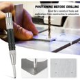 thumbnail image 4 of 1 Pcs Automatic Center Punch, 6 Inch Crushing Hand Tool Spring Punch with Cushion Cap, Metal Impact Center Hole Punch for Metal Wood Glass Plastic, 4 of 5