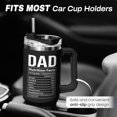 thumbnail image 6 of Dad Gifts for Dad from Daughter Son Best Dad Ever Tumbler with Handle 40oz Stainless Steel Insulated - Coffee Tumbler for Dad Father''s Day Birthday Christmas Cup Gift Set with Lid & Straw, 6 of 6