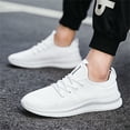 thumbnail image 4 of BUBUDENG Athletic Sneakers Mesh Casual Shoes Mens Lightweight Trainer White, 4 of 8