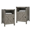 thumbnail image 5 of Catrimown Farmhouse End Table for Living Room Set of 2, Side Table Nightstand for Living Room Bedroom, Gray, 5 of 7