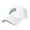 White, variant on Pensacola Blue Wahoos Casual Sandwich Baseball Cap Adjustable For Men For Women